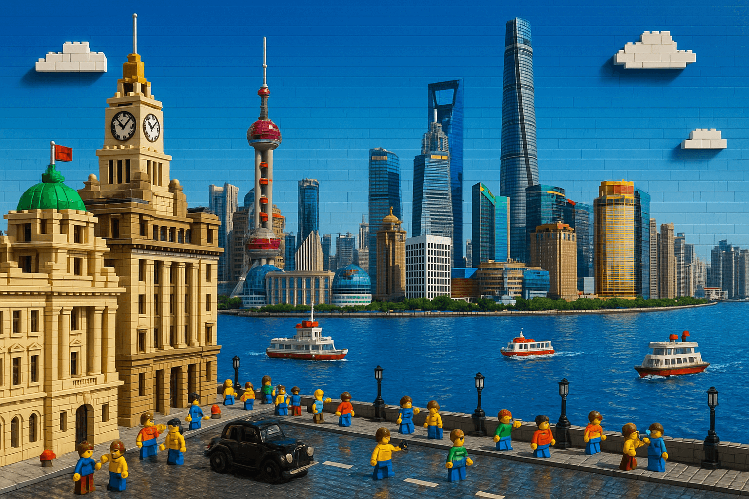 乐高城市景观