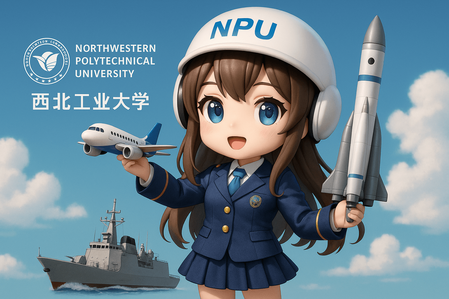 3D Q版大学吉祥物