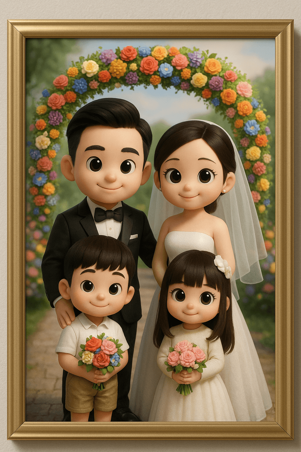 家庭婚礼照片