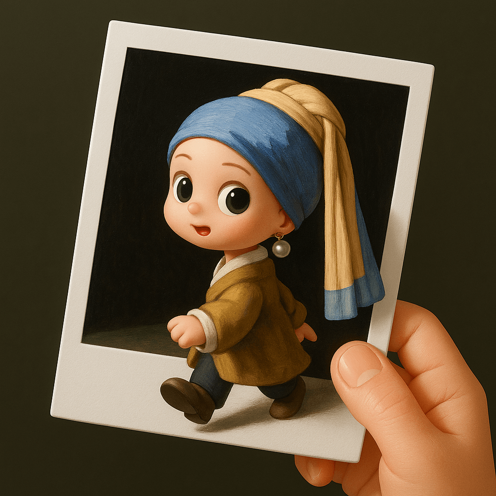 3D Q版角色立体相框